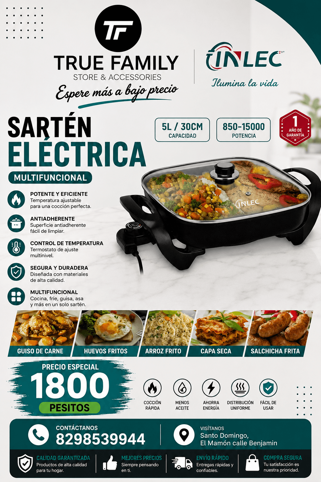 Sartén eléctrica