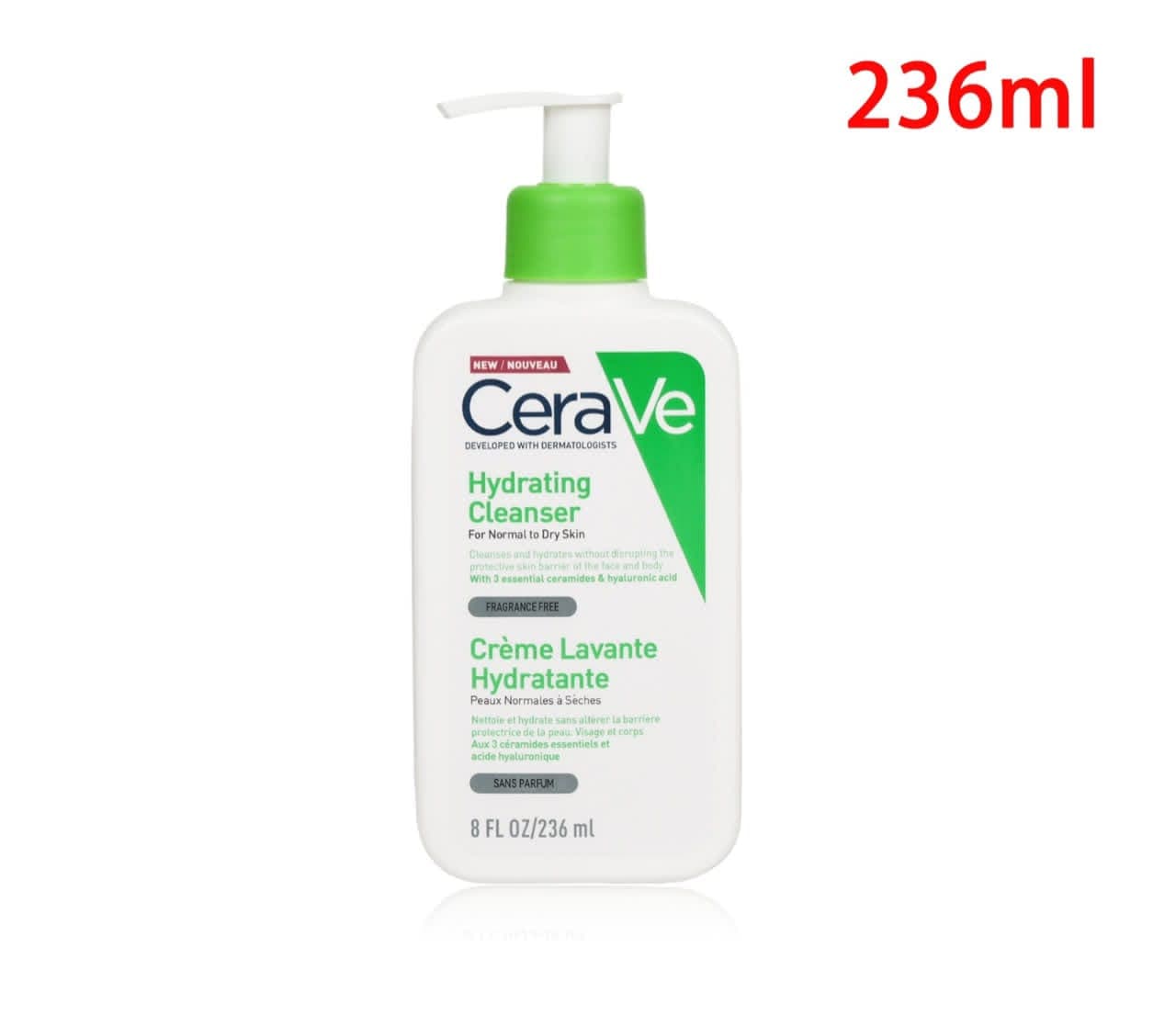 Cerave Gel moussant a base de niacinamide et crème lavante